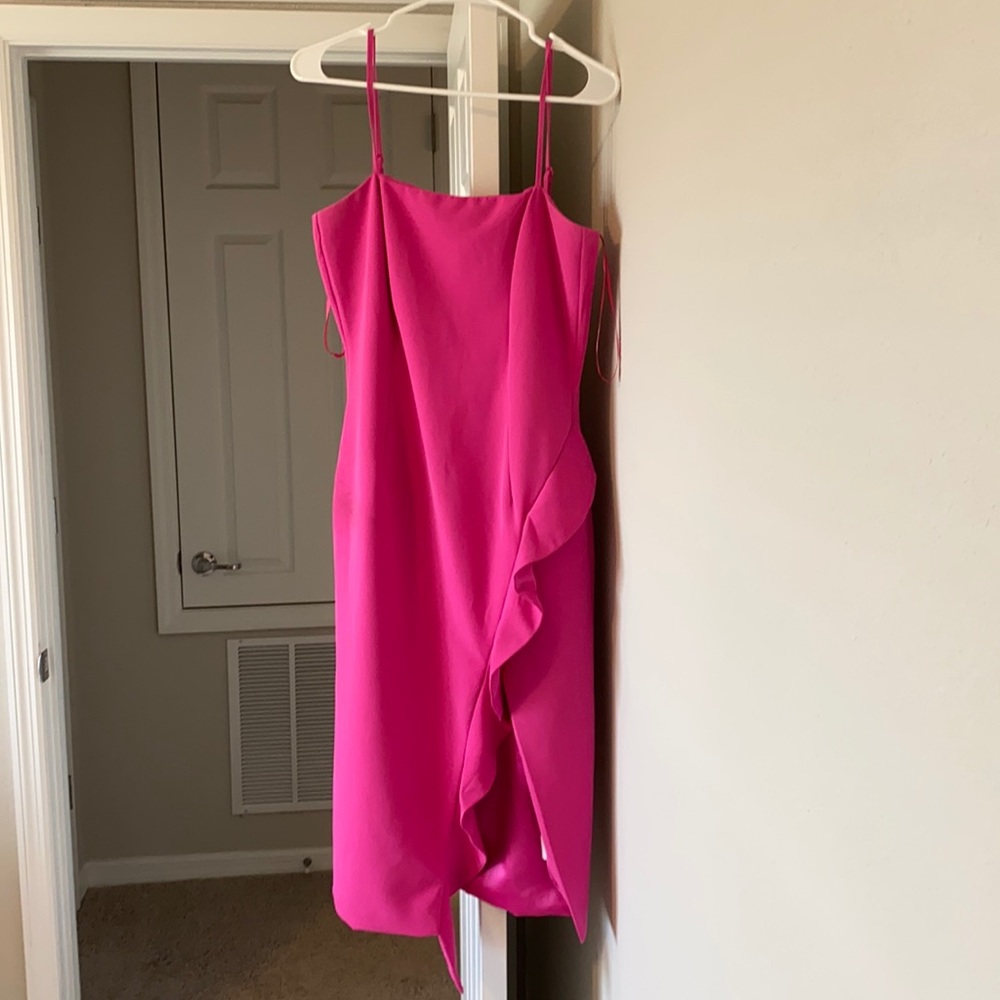 Hot Pink Cocktail Dress
